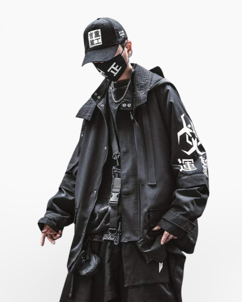 Techwear Japanische Cyberpunk Jacke Shop Rabatt