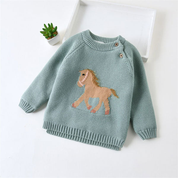 Baby-Pferd-Pullover