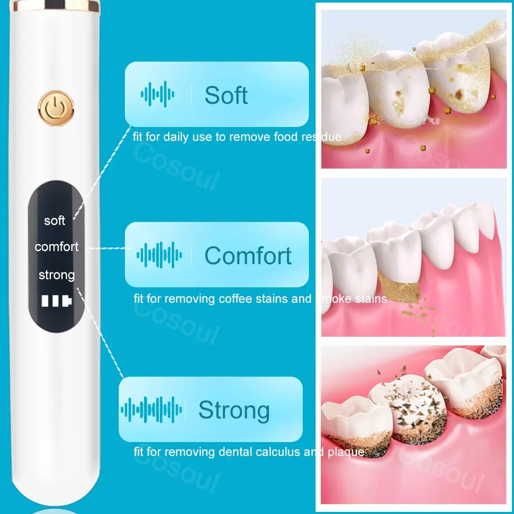 Elektrischer Zahnstein entferner, Haushalts spülung für Zähne Zahn ultraschall flecken Zahn polieren